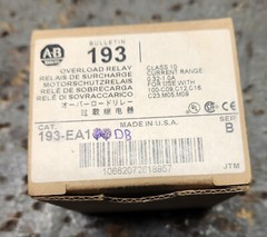 Allen Bradley 193-EA1DB Overload Relay .32 – 1.0 A SER-B
