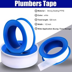 PTFE Tape 1/2 x 520 Inches Plumbers Waterproof Sealant Plumbing Tape – 200 Rolls