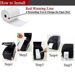 2 1/4″ x 50′ Thermal Credit Card Cash Register POS Receipt Paper – 200 Rolls USA