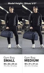 Fitgriff® Gym Bag for Men & Women with Shoe & Wet Compartment – Duffle Bag