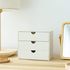 3-Drawer Vanity Organizer, Compact Storage Organization Drawers Set for Cosme…