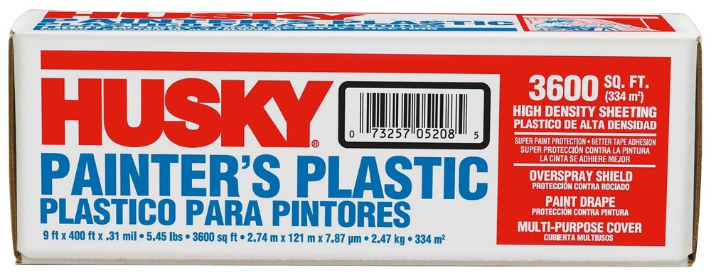 POLY AMERICA 03509H 9-Feet X 400-Feet .31 Mil High Density Painters Poly Film 1