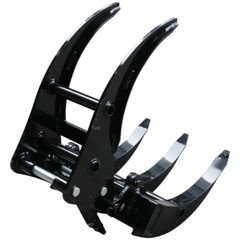 NEW Mini Excavator Grab Bucket Attachment for 0.8-1.5T Excavator Free Shipping