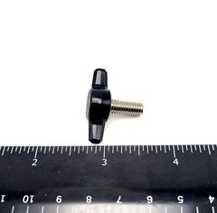 M6 x 14mm Clamping Thumb Screw Bolts with Black Butterfly Tee Wing Knob 4 Pack