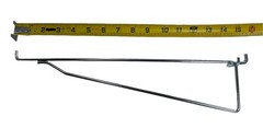 Metal Peg Hook MEGA Heavy Duty Steel Shelf Brackets for Pegboard & Slatwall