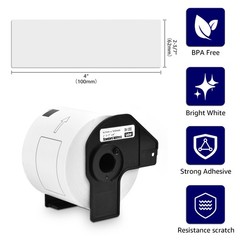 Labels Compatible with Brother DK-2243 DK-2210 DK-2205 DK-1241 DK-1209 1208 1202