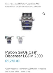 Puloon Sirius Cash Dispenser LCDM 2000