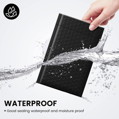 Black Bubble Mailers 4X8″ 200 Pack Waterproof Padded Envelopes Self Seal Bubble