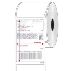 2-40 Rolls DYMO 4XL Labels Direct Thermal Shipping Labels 4×6 1744907 compatible
