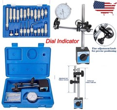 Dial Indicator with Magnetic Base and Point Precision Inspection KIT 0.001 Inch