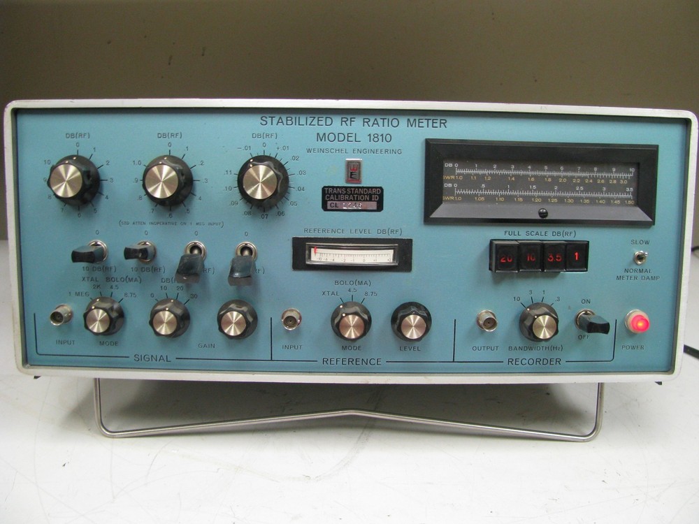 Weinschel Engineering Stabalized RF Ratio Meter MDL 1810 EV16