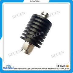 rf attenuator 30W N 30dB Attenuator Plug male to Jack female 30 Watt DC-3Ghz