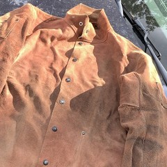 Steiner STVE-2133 Brown Leather Welding Jacket XL 30 in Length