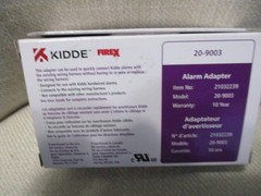 Kidde FireX Quick Connect Alarm Adapter for Hardwired Alarms 20-9003 New