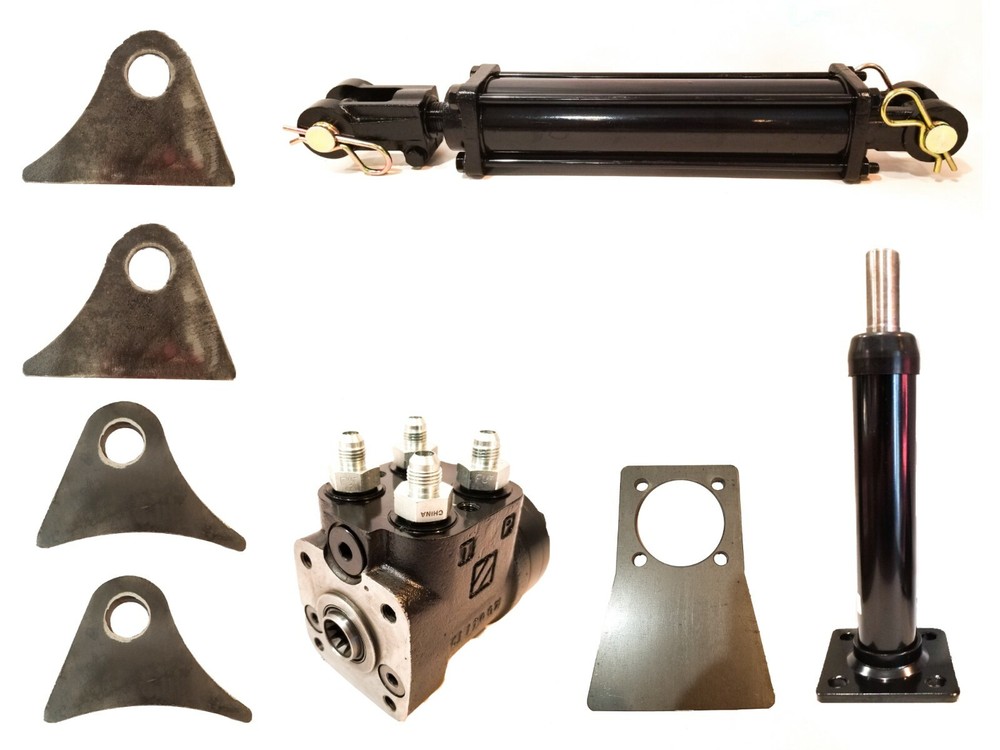 9.76CI-160ML Orbital Steering Control Valve 2.5″x10″ ram hydraulic mud truck.