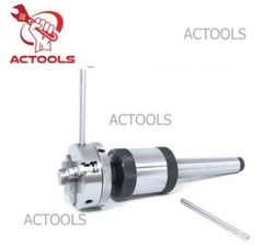 Self Centering Baby Lathe Chuck MT2 Revolving Center 2MT Shank 3 Jaw 2-1/2″ 65mm