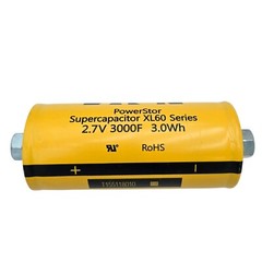 Eaton Powerstor XL60 3000F Farad 2.7V 3.0Wh Supercapacitor with Nuts