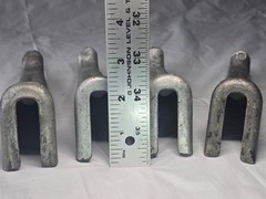 Vintage 4 Detachable Telephone Pole Steel Climbing Steps