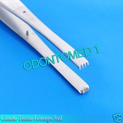 3 Graefe Tissue Forceps 6″ Surgical Instruments 3 x 4 Teeth
