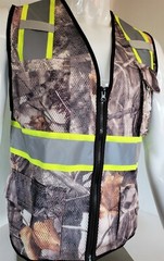 FX High Visibility Reflective Camouflage Safety Vest w/ ID pocket(Small-5XL)
