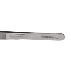 Gerald Tissue Forceps 7″ Straight Delicate 1×2 Teeth German Stainless Steel