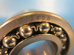 SKF 2206 Double Row Self-Aligning Ball Bearing, Sweeden (MRC, NTN, FAG, NSK)