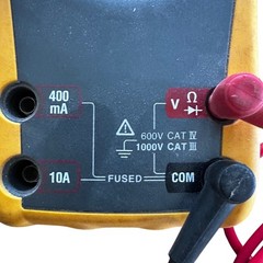 Fluke 179 True RMS Digital Multimeter Backlight Temp CAT III 1000V AC/DC Yellow