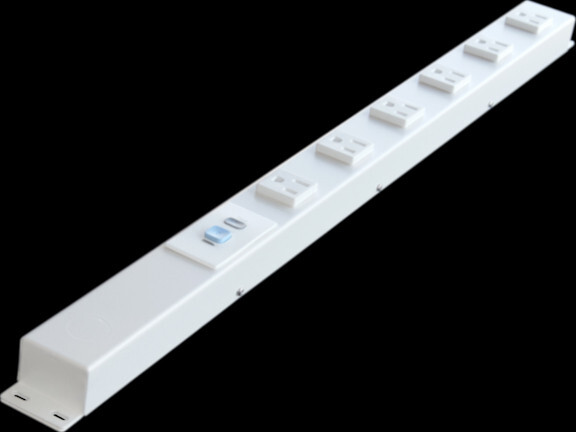 24″ 6 Outlets Hardwired Power Strip with ALCI, HG206W1