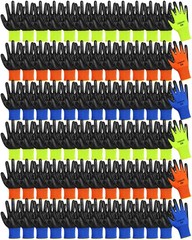 Maxcheck PU Coated Gloves Bulk, Reusable Rubber Safety Gloves for Men Women W…