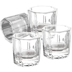 Btyms 4 Pieces Acrylic Dappen Dish Nail Dapping Dish Nail Powder And Liquid