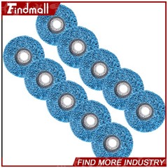 Findmall 10 x 4.5” Poly Strip Disc Wheel Paint Rust Removal Clean Angle Grinder