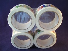 eBay Branded Logo Packing Tape 2″ x 75 Yds 4 Rolls NEW Primary Colors BOPP