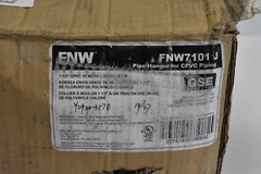 FNW 7101 H 1-1/2″ CPVC 1 Hole Wraparound Strap Screws Included Box of 100