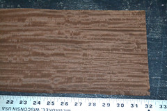 Wenge Raw Wood Veneer Sheet 7 x 31 inches 1/42nd thick 4684-63