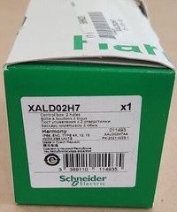 *BRAND NEW* Schneider Electric XALD02H7 Grey Control Box 2 Holes + Warranty!