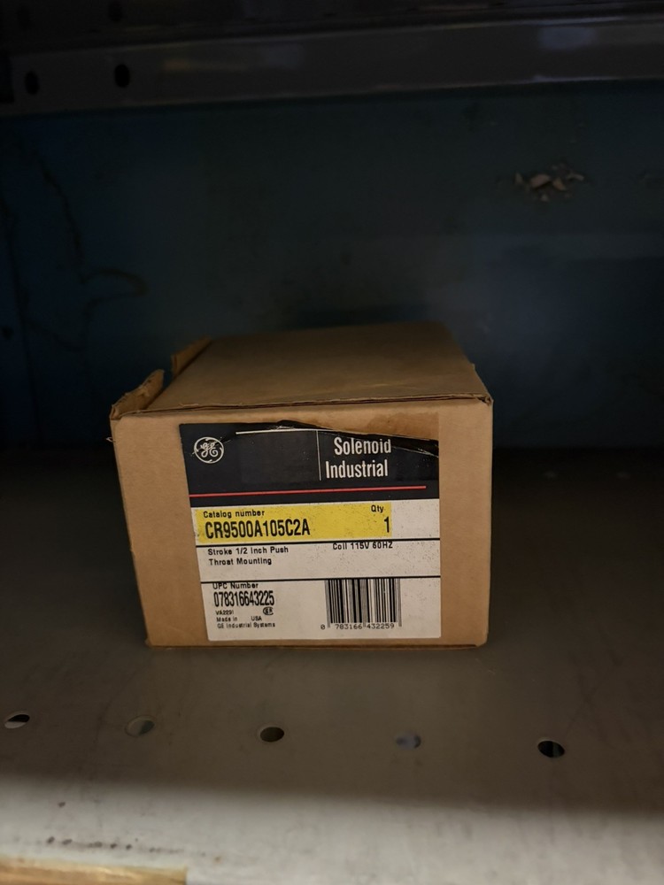 GE CR9500A105C2A 115V 60Hz Component Solenoid