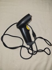 Wonenice USB Laser Barcode Scanner Wired Handheld Bar Code Scanner Reader Black