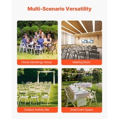 Folding Chair Rack Cart for 60 Chairs of 500LBS Casters/Locking Wheels