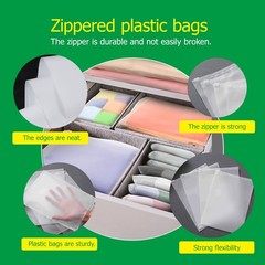 200 pcs 10″x12.5″ Frosted Zipper Clothing Bag Polyjacket/Polymailer UL