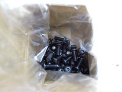 100qty M4-0.7 x 12mm Button Head Socket Cap Screws Steel Black Oxide Allen BHSC