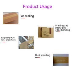Water Activated Reinforced Kraft Paper Tape DIY Sealing 3″ Wide 150ft 1.5″ Core