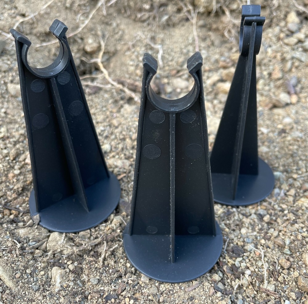 Sandbaggy 3-1/4 Inch Rebar Plastic Chair | Fits Rebar #3 to #5 | Heavy Duty