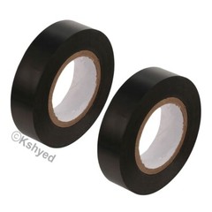 6 Rolls General 3/4″ X 20 yds Vinyl PVC Black Insulated Electrical Tape (3 Pack)