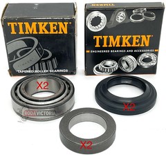 REAR Left & Right Timken Wheel Bearing W/ Seal Set For 04-07 Nissan Titan