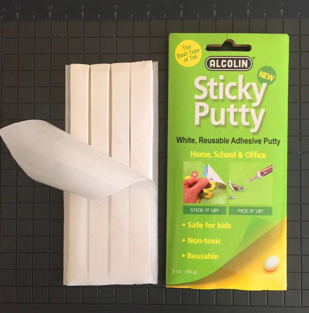 Alcolin School Sticky Putty 3oz Adhesive. NON Drying Always Reuseable!!