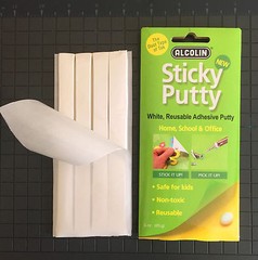 Alcolin School Sticky Putty 3oz Adhesive. NON Drying Always Reuseable!!
