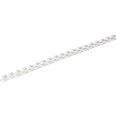 Fellowes Plastic Combs – Round Back, 5/16″, 40 Sheets, White, 100 Pk – 10.75″