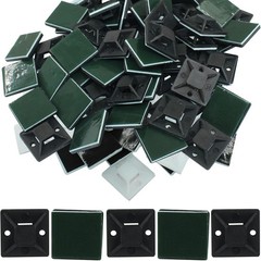Self Adhesive Cable Tie Mounts 3M Strongly Adhesive Backed Zip Tie Base Holders