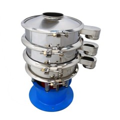 2 Layers Vibrating Screen 15.7in Vibrating Sieve Screen Shaker with Sealing Ring