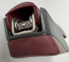 Swingline Stapler with Cushion Base Burgundy / Gray Storage in Base Model 8280x